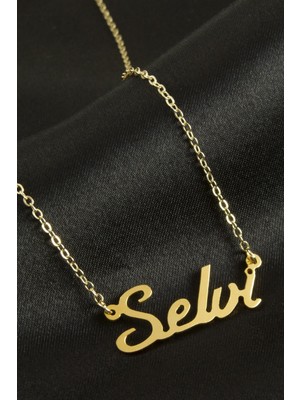 Renklime Selvi Isimli Kolye (Kişiye Özel)