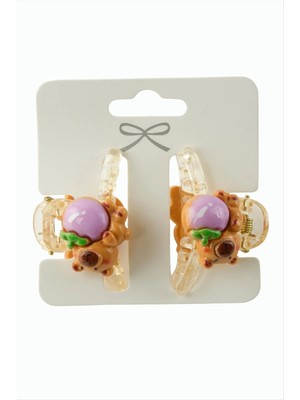 Datatek 2 Adet Ayıcık Mandal Toka 4 cm