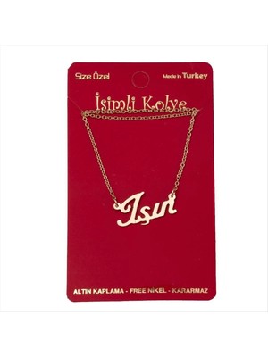 Renklime Işın Isimli Kolye (Kişiye Özel)