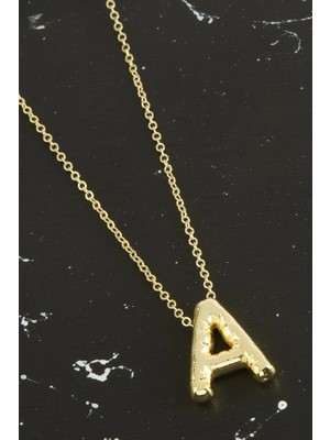 Renklime A Harfli Balon Kolye