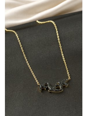 Datatek Kuş Taşlı Çelik Kolye