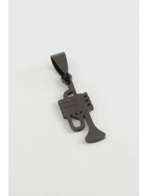 Datatek Trompet Çelik Kolye Ucu 3 cm