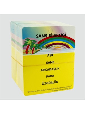 Renklime 5'li Şans Bileklik Kartı 200 Adet