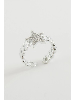 Datatek Yıldız Zirkon Taşlı Yüzük