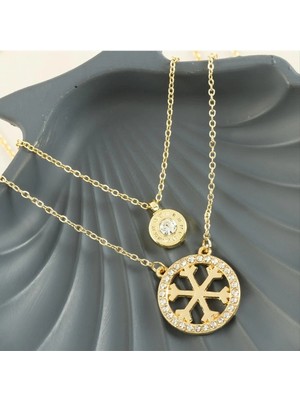 Renklime Göz Yeni Sezon Ikili Kolye