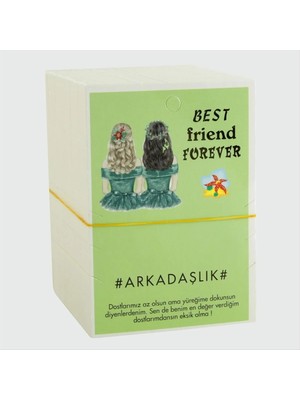 Renklime 3'lü Arkadaşlık Bileklik Kartı