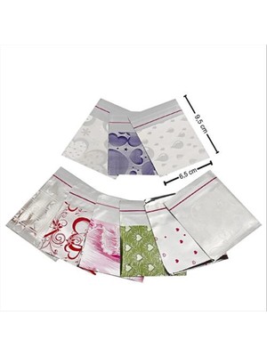 Renklime 7*9 Metalize Hediye Poşet Paketi 100'LÜ