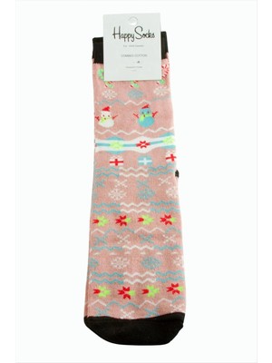 Datatek Kardan Adam Yılbaşı Penye Çorap