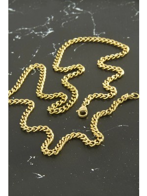 Datatek Düz Zincir Çelik Kolye 55 cm