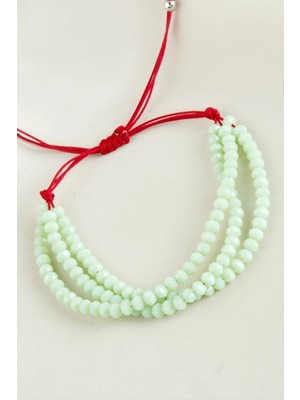 Renklime Üçlü Kristal Bileklik