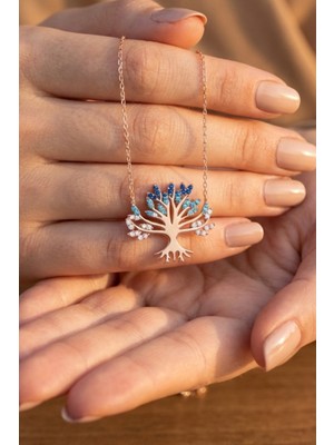 Parmas Design Kadın Hayat Ağacı 925 Ayar Gümüş Kolye