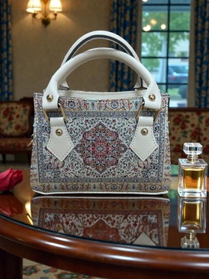 Kare El Çantası Kadın