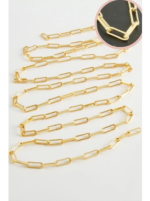 Renklime 4 mm Dikdörtten Zincir 1 Metre