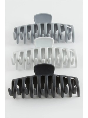 Renklime Düz Renkli Mandal Toka 11 cm