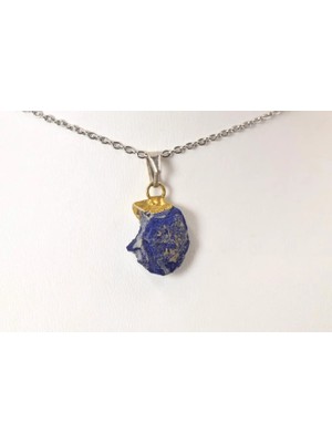 Doğaltaş Azurit Kolye