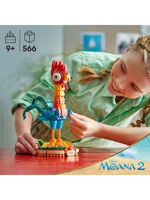 Skygo Priness Moana 2 Heihei 43272 – 9 Yaş ve Üzeri Çocuklar Için Döndürülebilir Baş ve Kanatları Olan Tavuk Figürü Içeren Model Yapım Seti, Kız ve Erkek Çocukları Için Hediye Fikri (566 Parça)