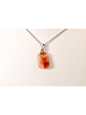 Doğaltaş Afrika Turkuazı Kolye