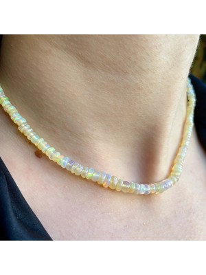 Doğaltaş Opal Dizi Kolye