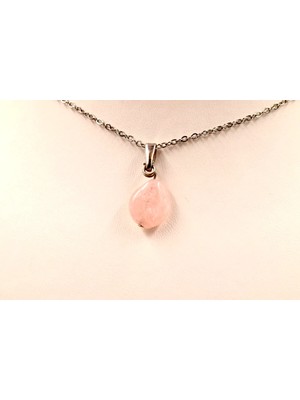Doğaltaş Morganit Kolye