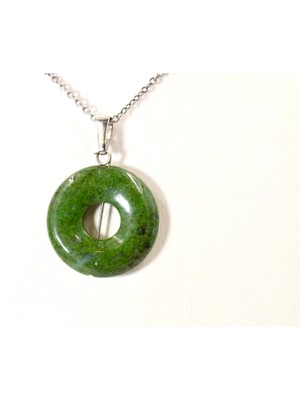 Doğaltaş Yeşim Taşı Kolye