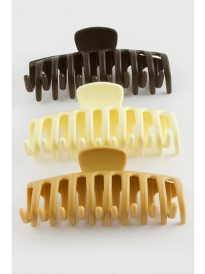 Renklime Düz Renkli Mandal Toka 11 cm