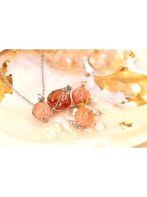 Doğaltaş Karnelyan Akik Kolye