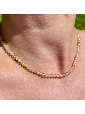 Doğaltaş Rutil Kuvars Kolye