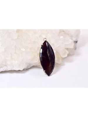 Doğaltaş Oniks Gümüş Kolye