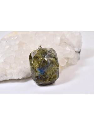 Doğaltaş Labradorit Kolye