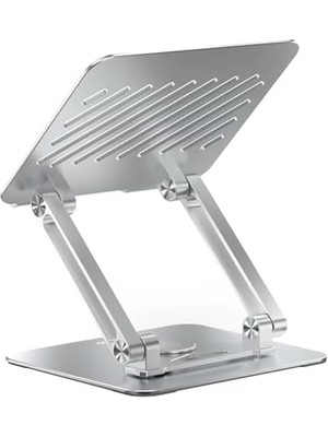 Skygo 360° Dönebilen Alüminyum Tablet Standı Yükseklik ve Eğim Ayarlı Metal Tablet Tutucu iPad Pro 13 12 11 Air Mini 5 4 3 Telefon E-Okuyucu Uyumlu