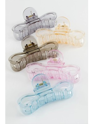 Renklime Sonsuzluk Şeffaf Renkli Mandal Toka 11 cm