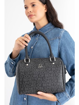 Benetton Kadın El ve Omuz Çanta BNT_1668 Siyah