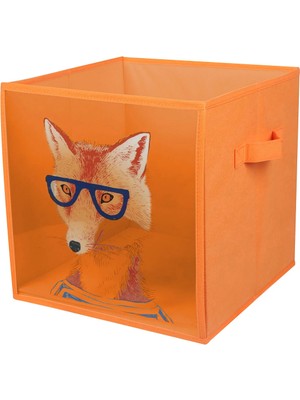 Koçtaş Tilki Desenli Pvc Kutu 30x30 cm