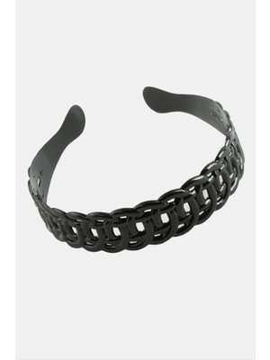 Renklime Zincir Şekilli Siyah Renkli Taç