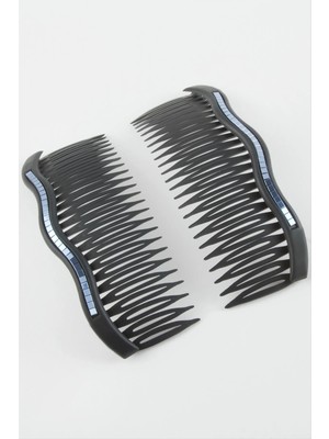 Renklime Ikili Tırnaklı Topuz Tokası 13 cm