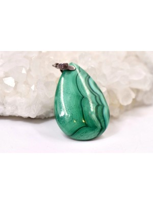 Doğaltaş Malahit Kolye