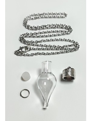 Renklime Boş Fanus Canlı Kolye