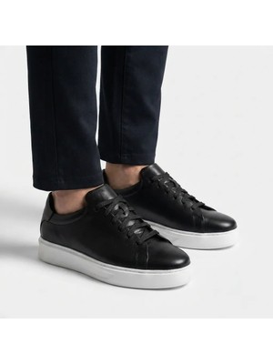 Marcobranchını Bağcıklı Sade Model Düz Kalın Taban Erkek Sneaker Ayakkabı 614055M