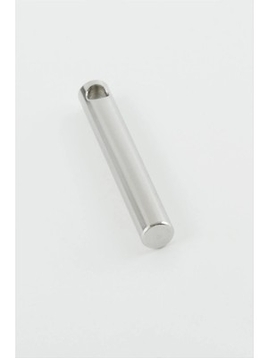 Renklime Silindir Isim Yazılabilir Çelik Kolye Ucu 0,6*3,5 cm