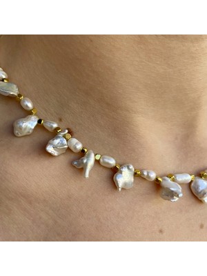 Doğaltaş Inci-Sedef Kolye