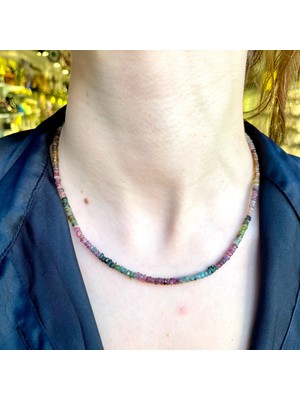 Doğaltaş Turmalin Kolye