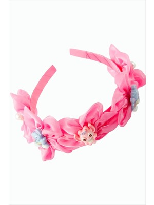 Renklime Çiçek Tavşancık Tüllü Çocuk Taç