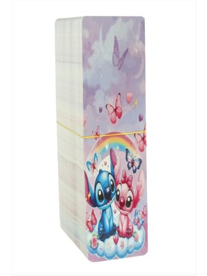 Renklime Çzgflm Karakteri Dik Set Kolye Kartı