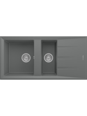 Realstone Salda 100 Granit Eviye Gri