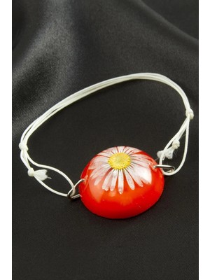 Renklime Papatya Epoksi Bileklik