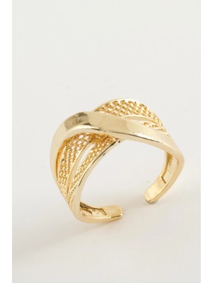 Renklime Sargılı Metal Yüzük