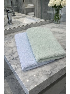 Tekstil Stokları Pamuklu 70X140 cm 2'li Banyo Havlusu