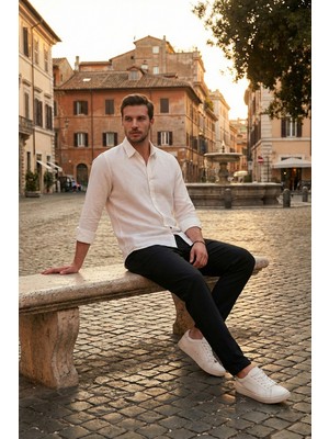 Buratti Regular Fit Normal Bel Düz Paça Pantolon Erkek Pantolon 6689255