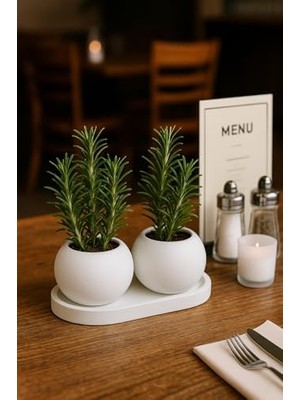 Skygo Dekoratif Tepsili Çift Mumluk ve Takı Düzenleyici | 3 Parça Şık Masa Üstü Organizer Seti