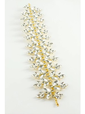 Renklime Çiçek Taşlı Saç Aksesuarı